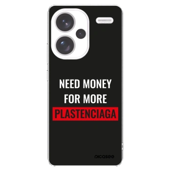 Picasee silikonový průhledný obal pro Xiaomi Redmi Note 13 Pro+ 5G - More PLASTENCIAGA