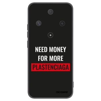 Picasee silikonový černý obal pro Honor Magic6 Lite 5G - More PLASTENCIAGA