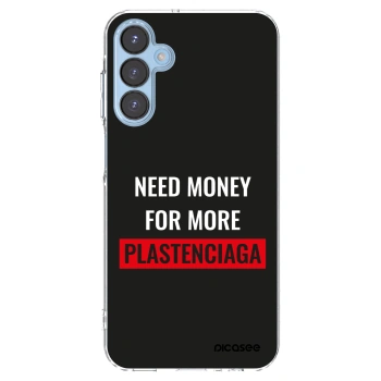 Picasee silikonový průhledný obal pro Samsung Galaxy A15 A156B 5G - More PLASTENCIAGA