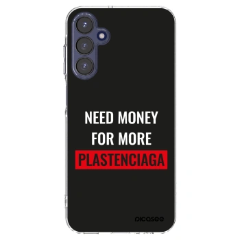 Picasee silikonový průhledný obal pro Samsung Galaxy A15 A155F 4G - More PLASTENCIAGA