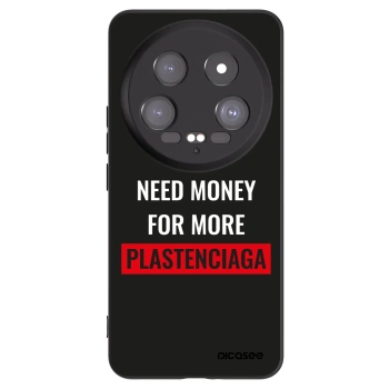 Picasee silikonový černý obal pro Xiaomi 14 Ultra - More PLASTENCIAGA