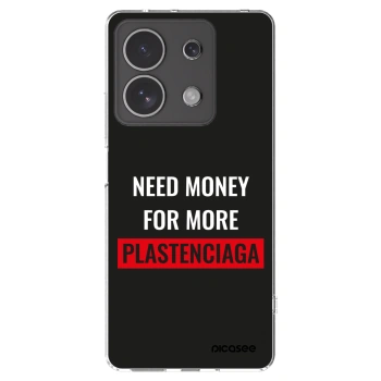 Picasee silikonový průhledný obal pro Xiaomi Redmi Note 13 4G - More PLASTENCIAGA