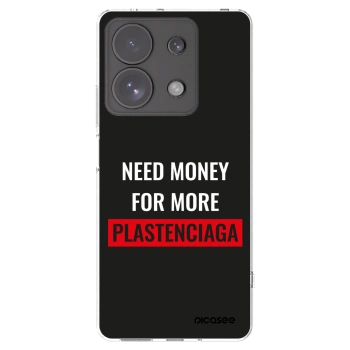 Picasee silikonový průhledný obal pro Xiaomi Redmi Note 13 Pro 4G - More PLASTENCIAGA