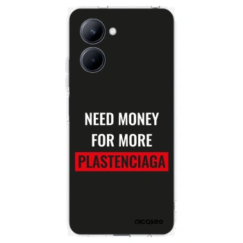 Picasee silikonový průhledný obal pro Realme C33 (2023) - More PLASTENCIAGA