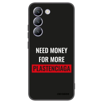 Picasee silikonový černý obal pro Vivo V40 SE 5G - More PLASTENCIAGA