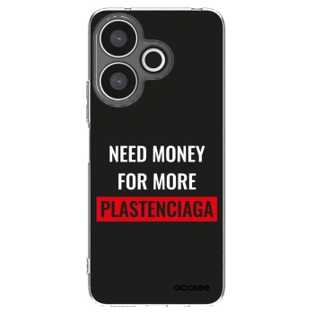 Picasee silikonový průhledný obal pro Xiaomi Redmi 13 4G - More PLASTENCIAGA