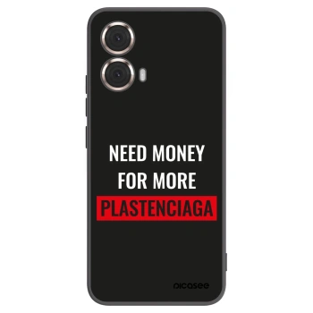 Picasee silikonový černý obal pro Motorola Moto G85 - More PLASTENCIAGA