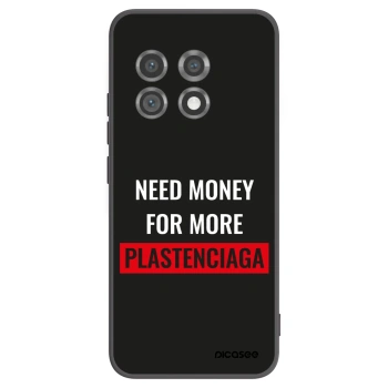 Picasee silikonový černý obal pro OnePlus 11 5G - More PLASTENCIAGA
