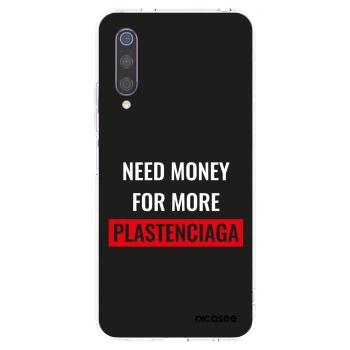 Picasee silikonový průhledný obal pro Xiaomi Mi 9 - More PLASTENCIAGA