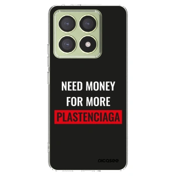 Picasee silikonový průhledný obal pro Xiaomi 14T - More PLASTENCIAGA