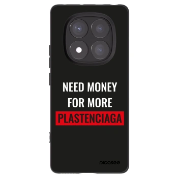 Picasee silikonový černý obal pro Xiaomi Redmi Note 14 Pro+ 5G - More PLASTENCIAGA