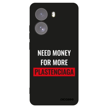 Picasee silikonový černý obal pro Xiaomi Poco X7 - More PLASTENCIAGA