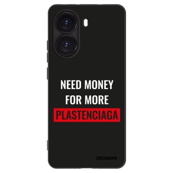 Picasee silikonový černý obal pro Xiaomi Poco X7 Pro 5G - More PLASTENCIAGA