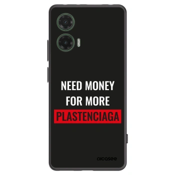Picasee silikonový černý obal pro Motorola Moto G35 5G - More PLASTENCIAGA