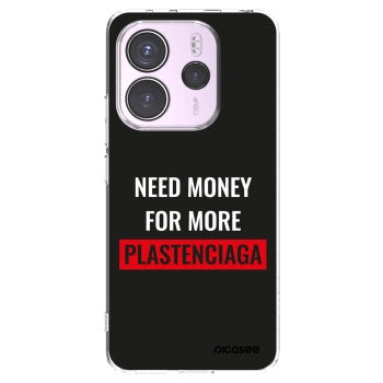 Picasee silikonový průhledný obal pro Xiaomi Redmi Note 14 4G - More PLASTENCIAGA