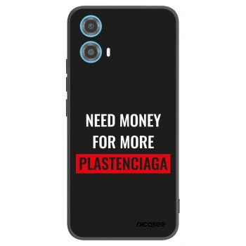 Picasee silikonový černý obal pro Motorola Moto G34 5G - More PLASTENCIAGA