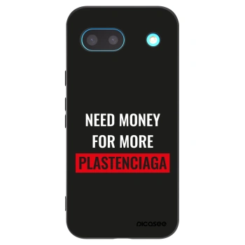 Picasee silikonový černý obal pro Google Pixel 8a - More PLASTENCIAGA