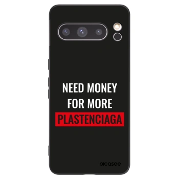 Picasee silikonový černý obal pro Google Pixel 8 Pro - More PLASTENCIAGA