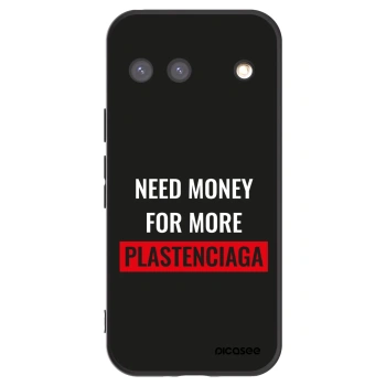 Picasee silikonový černý obal pro Google Pixel 9 - More PLASTENCIAGA