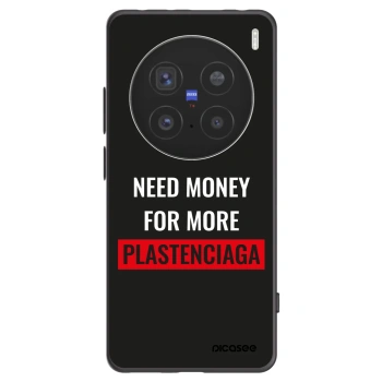 Picasee silikonový černý obal pro Vivo X200 Pro - More PLASTENCIAGA