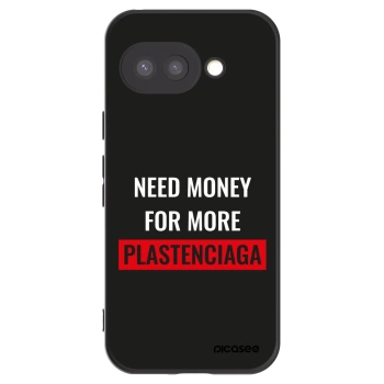 Picasee silikonový černý obal pro Google Pixel 9a - More PLASTENCIAGA