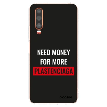 Picasee silikonový průhledný obal pro Huawei P30 - More PLASTENCIAGA