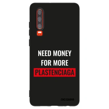 Picasee silikonový černý obal pro Huawei P30 - More PLASTENCIAGA