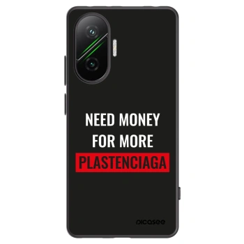 Picasee silikonový černý obal pro Xiaomi Poco F7 Pro 5G - More PLASTENCIAGA