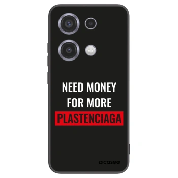 Picasee silikonový černý obal pro Xiaomi Redmi Note 14S - More PLASTENCIAGA