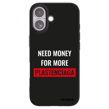 Picasee silikonový černý obal pro Apple iPhone 17 - More PLASTENCIAGA