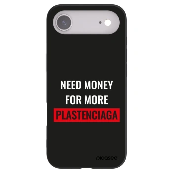 Picasee silikonový černý obal pro Apple iPhone Air - More PLASTENCIAGA