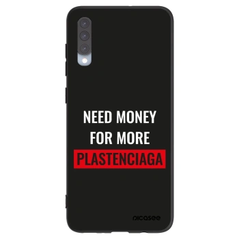 Picasee silikonový černý obal pro Samsung Galaxy A70 A705F - More PLASTENCIAGA