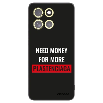 Picasee silikonový černý obal pro Motorola Moto G86 5G - More PLASTENCIAGA