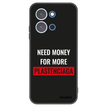 Picasee silikonový černý obal pro Xiaomi Redmi 15C 4G - More PLASTENCIAGA