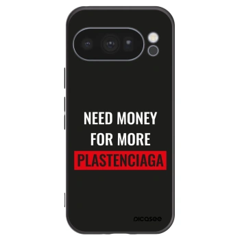 Picasee silikonový černý obal pro Google Pixel 10 Pro - More PLASTENCIAGA