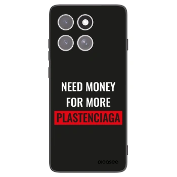Picasee silikonový černý obal pro Motorola Edge 60 Fusion - More PLASTENCIAGA