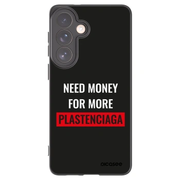 Picasee silikonový černý obal pro Samsung Galaxy S26+ - More PLASTENCIAGA