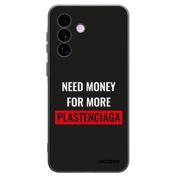 Picasee silikonový černý obal pro Samsung Galaxy A57 5G - More PLASTENCIAGA