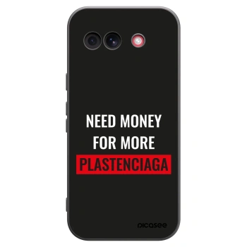 Picasee silikonový černý obal pro Google Pixel 10a - More PLASTENCIAGA