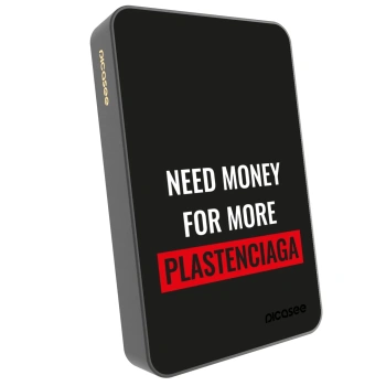Picasee Powerbanka s MagSafe 10 000 mAh Šedá - More PLASTENCIAGA
