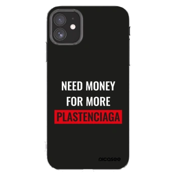 Picasee silikonový průhledný obal pro Apple iPhone 11 - More PLASTENCIAGA