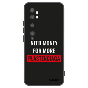 Picasee silikonový černý obal pro Xiaomi Mi Note 10 (Pro) - More PLASTENCIAGA