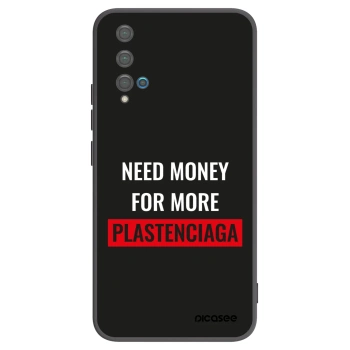 Picasee silikonový černý obal pro Huawei Nova 5T - More PLASTENCIAGA