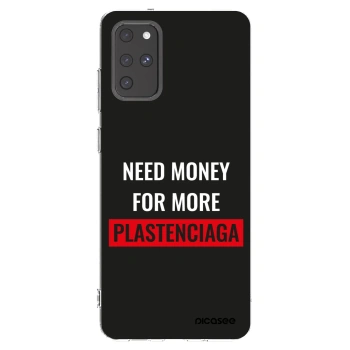 Picasee silikonový průhledný obal pro Samsung Galaxy S20+ G985F - More PLASTENCIAGA