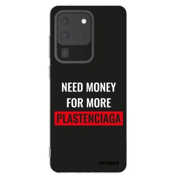 Picasee silikonový průhledný obal pro Samsung Galaxy S20 Ultra 5G G988F - More PLASTENCIAGA