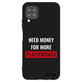 Picasee silikonový černý obal pro Huawei P40 Lite - More PLASTENCIAGA