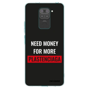 Picasee silikonový černý obal pro Xiaomi Redmi Note 9 - More PLASTENCIAGA