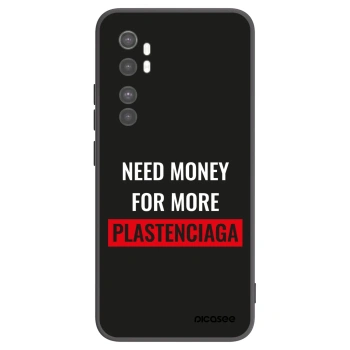 Picasee silikonový černý obal pro Xiaomi Mi Note 10 Lite - More PLASTENCIAGA