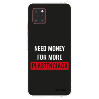 Picasee silikonový průhledný obal pro Samsung Galaxy Note 10 Lite N770F - More PLASTENCIAGA
