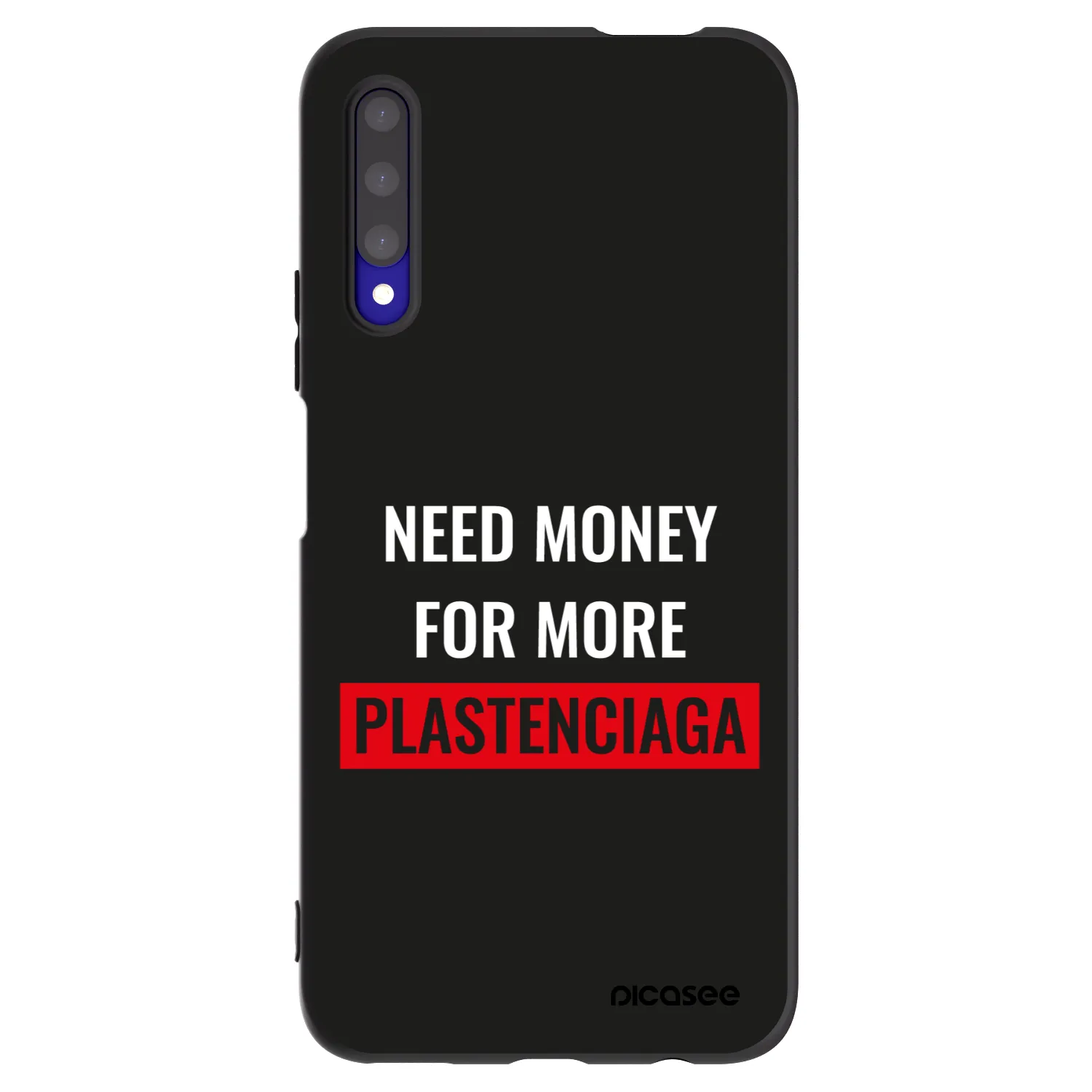 Picasee silikonový černý obal pro Honor 9X Pro - More PLASTENCIAGA